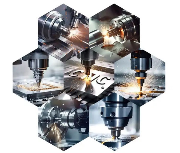 aluminij 6061 precizni letalski 5-osni CNC obdelovalni del po meri